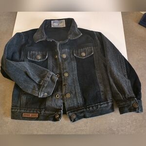 Children's Size 4 French Toast Black Jean Jacket.